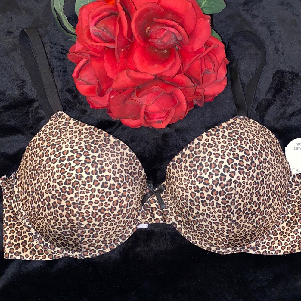 Just be 42 D Animal Print Tshirt Bra